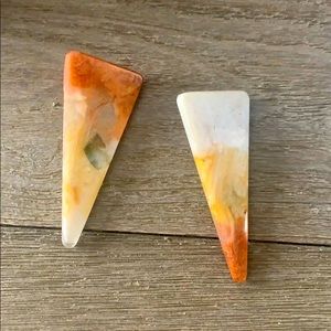 Resin earrings - never worn.
